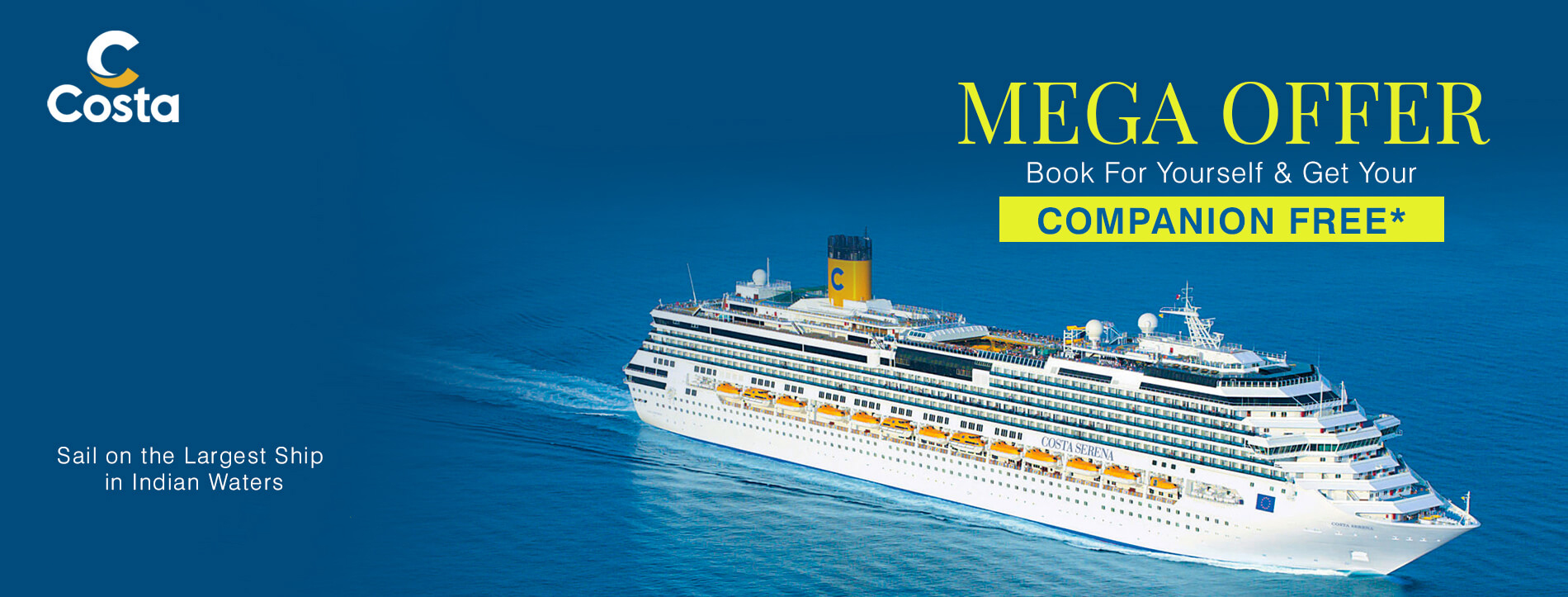 Costa Serena Cruise Package from India Mercury Travels