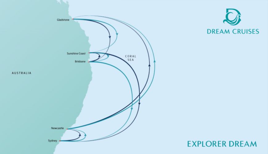 Dream Cruise Explorer Dreams Australia - New Zealand,Brisbane to Sydney