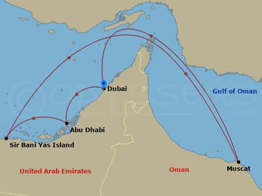 Jewel Of The Seas Map