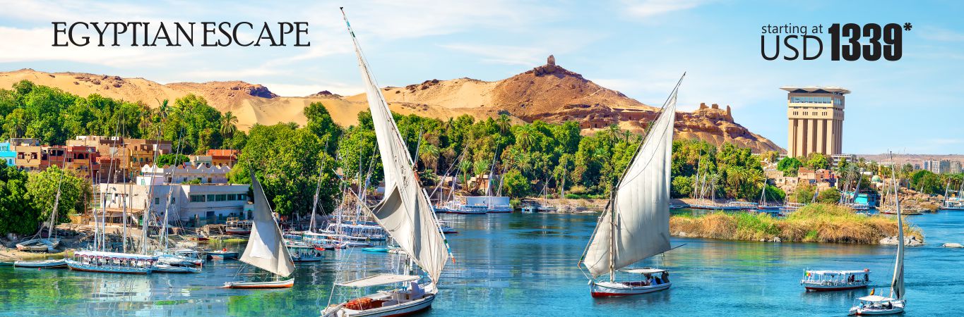 Egyptian Escape With Nile Cruise Packages Egyptian Escape With Nile Cruise Packages