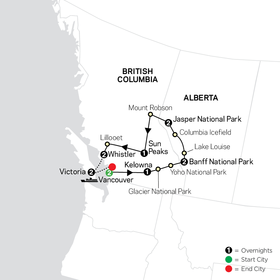 The Canadian Rockies